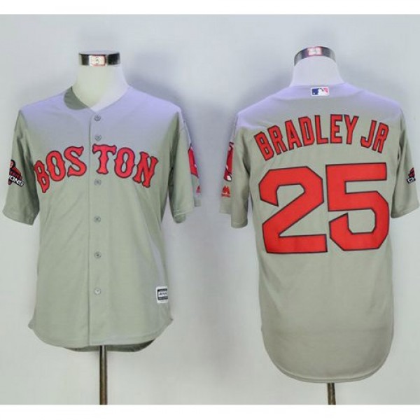 Boston Red Sox #25 Jackie Bradley Jr Grey New Cool...