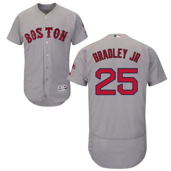 Boston Red Sox #25 Jackie Bradley Jr Grey Flexbase...
