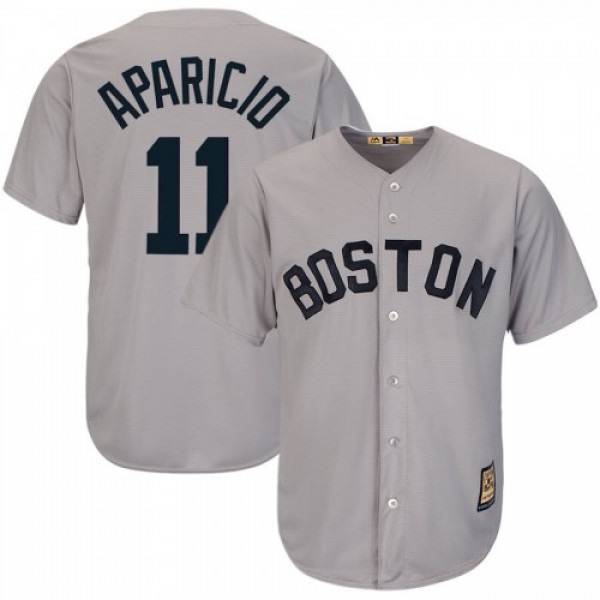 Boston Boston Red Sox #11 Luis Aparicio Majestic C...