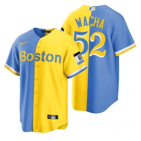 Boston Boston Red Sox #52 Michael Wacha Blue Gold ...