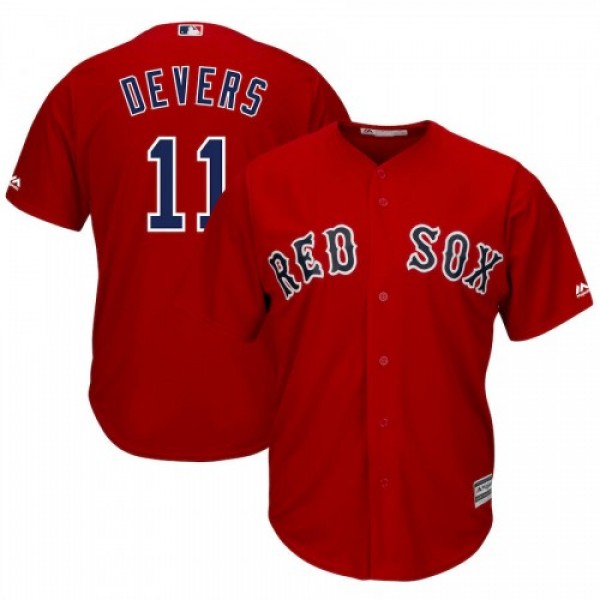 Boston Boston Red Sox #11 Rafael Devers Majestic A...