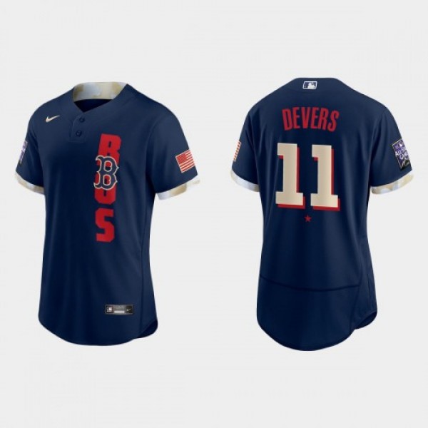 Boston Boston Red Sox #11 Rafael Devers 2021 Mlb A...