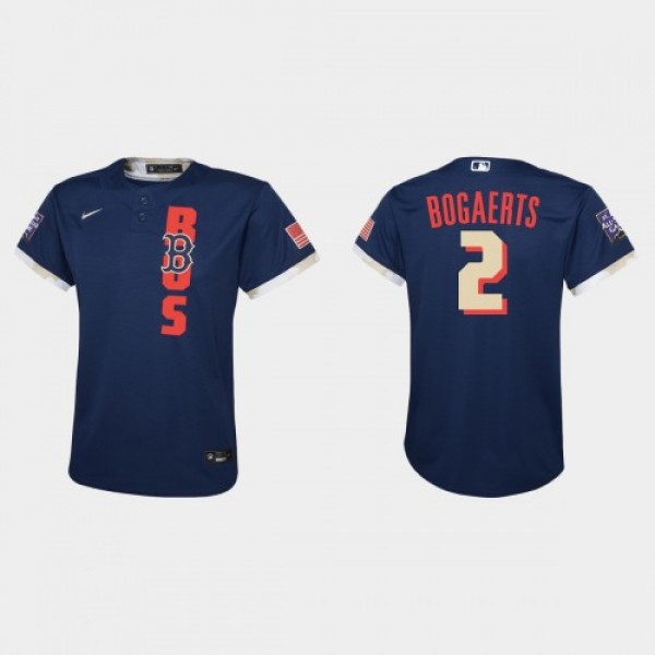 Boston Boston Red Sox #2 Xander Bogaerts Youth 202...