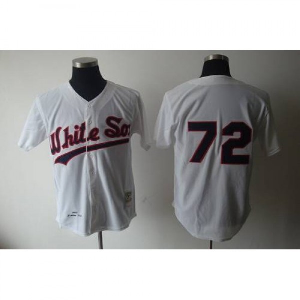 1990 Mitchell and Ness Chicago White Sox #72 Carlt...