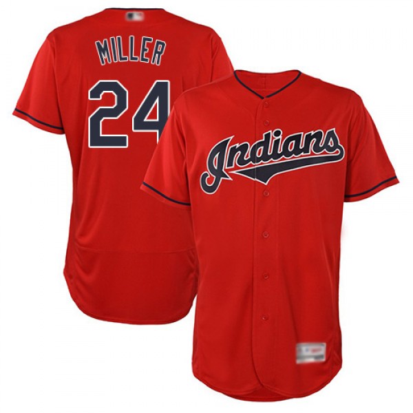 Cleveland Guardians #24 Andrew Miller Red Flexbase...