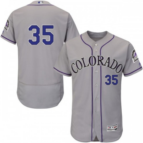 Colorado Rockies #35 Chad Bettis Grey Flexbase Aut...