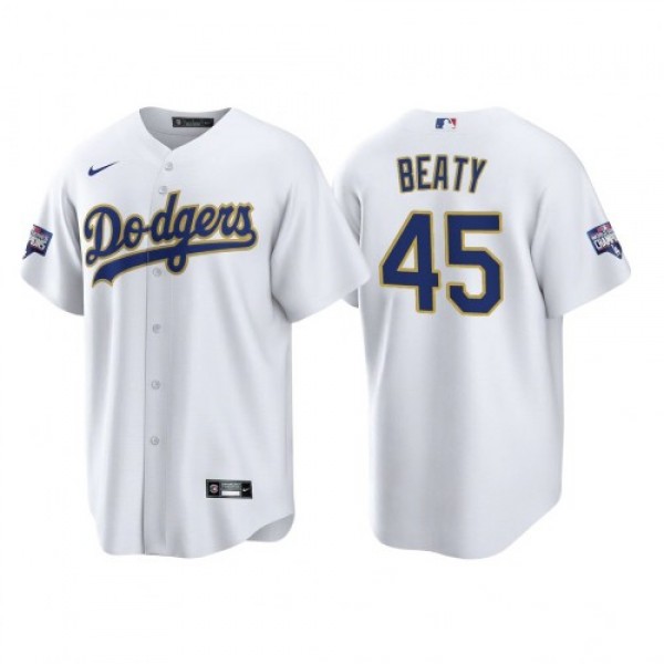 Los Angeles Los Angeles Dodgers #45 Matt Beaty Men...