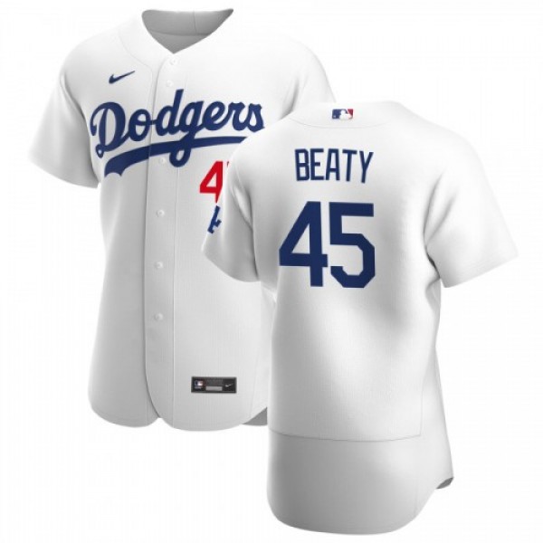 Los Angeles Los Angeles Dodgers #45 Matt Beaty Men...