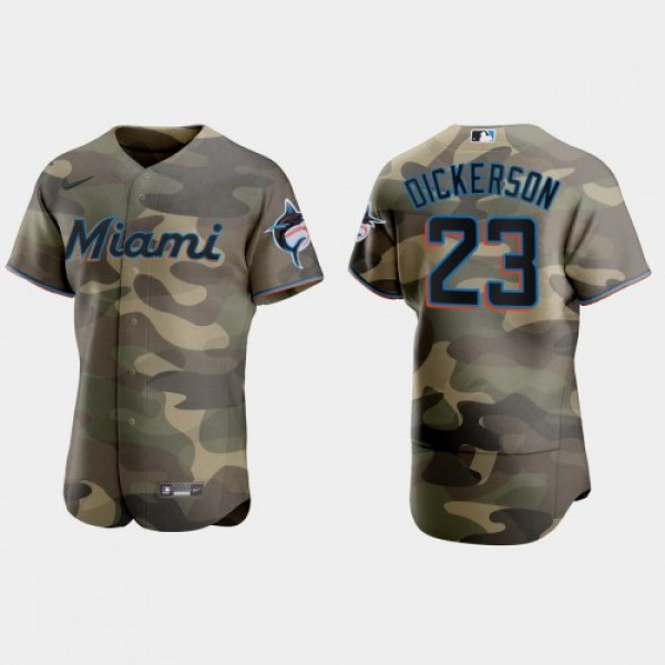 Miami Miami Marlins #23 Corey Dickerson Men's...