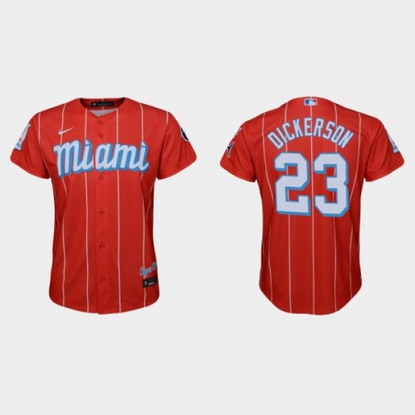 Miami Miami Marlins #23 Corey Dickerson Youth Nike...