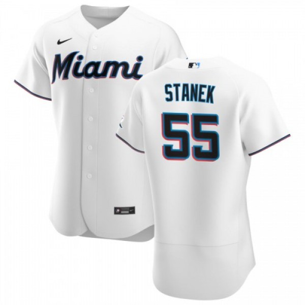 Miami Miami Marlins #55 Ryne Stanek Men's Nik...