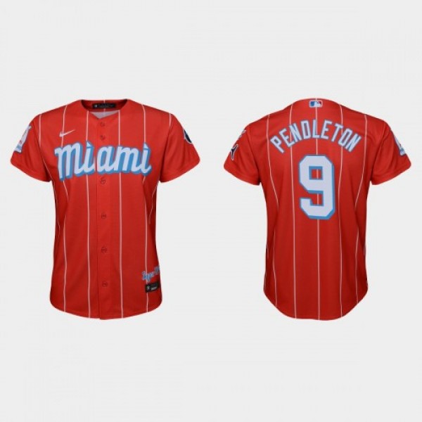 Miami Miami Marlins #9 Terry Pendleton Youth Nike ...