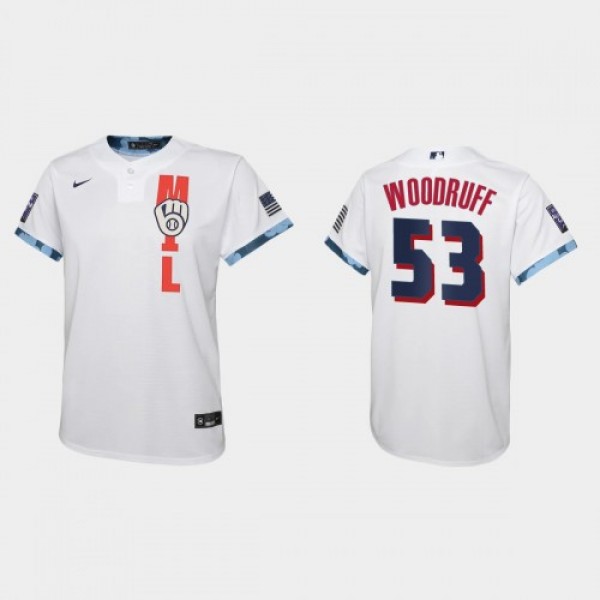 Milwaukee Milwaukee Brewers #53 Brandon Woodruff Y...
