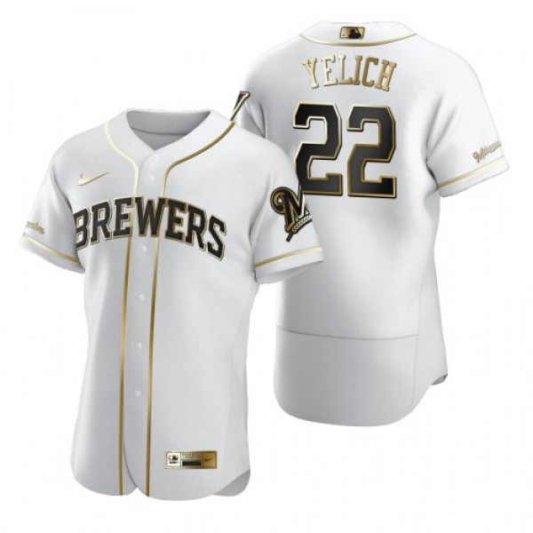 Milwaukee Milwaukee Brewers #22 Christian Yelich W...