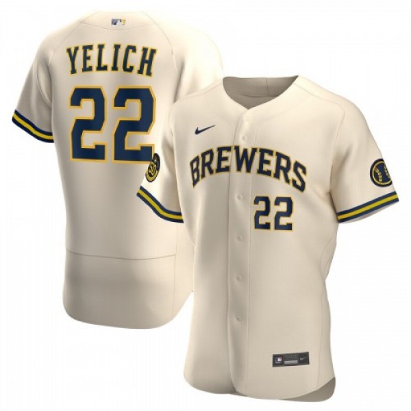 Milwaukee Milwaukee Brewers #22 Christian Yelich M...