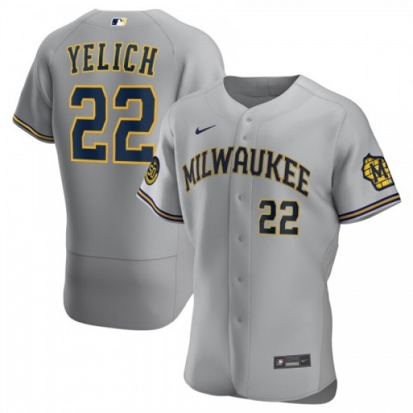 Milwaukee Milwaukee Brewers #22 Christian Yelich M...