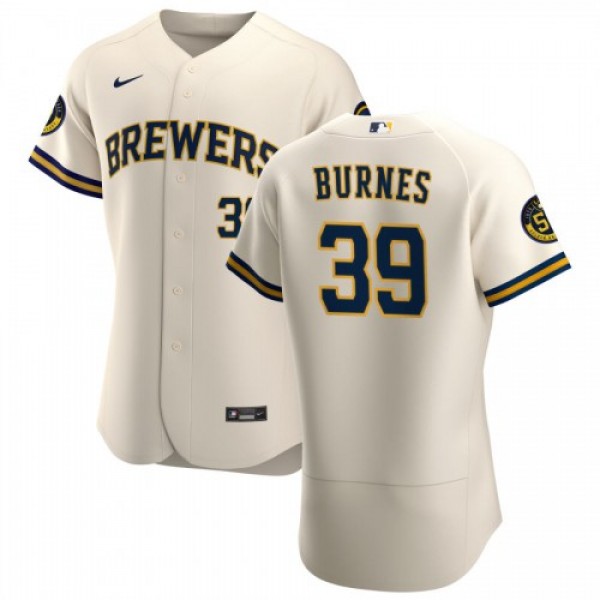 Milwaukee Milwaukee Brewers #39 Corbin Burnes Men&...