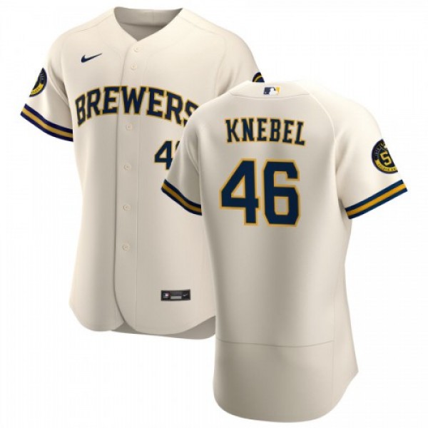 Milwaukee Milwaukee Brewers #46 Corey Knebel Men&#...