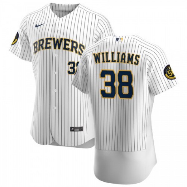 Milwaukee Milwaukee Brewers #38 Devin Williams Men...