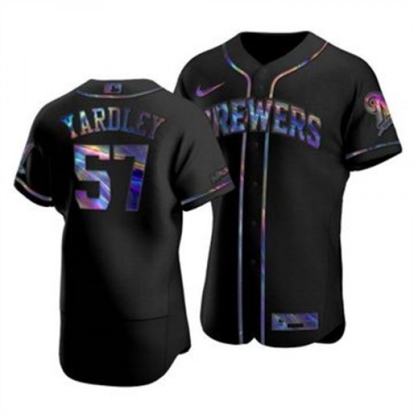 Milwaukee Milwaukee Brewers #57 Eric Yardley Men&#...