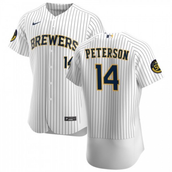 Milwaukee Milwaukee Brewers #14 Jace Peterson Men&...