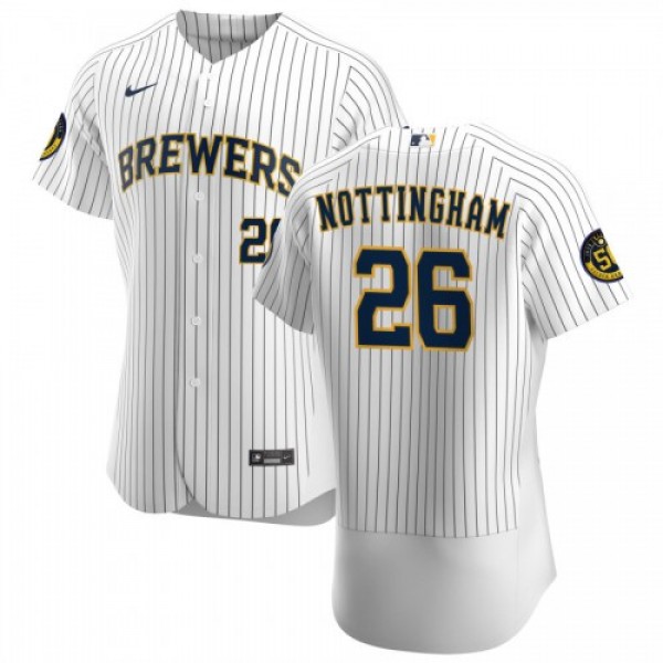 Milwaukee Milwaukee Brewers #26 Jacob Nottingham M...