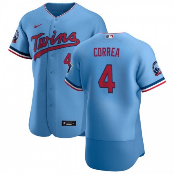 Minnesota Minnesota Twins #4 Carlos Correa Men...