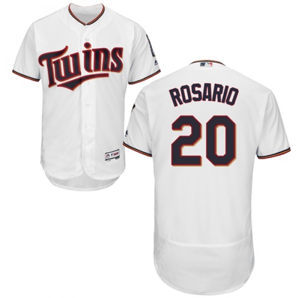 Minnesota Twins #20 Eddie Rosario White Flexbase A...