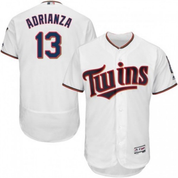 Minnesota Twins #13 Ehire Adrianza White Flexbase ...