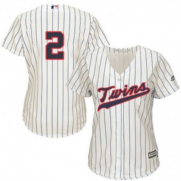 Minnesota Twins #2 Luis Arraez Cream Strip Alterna...
