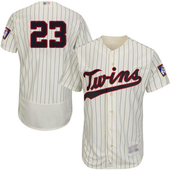 Minnesota Twins #23 Nelson Cruz Cream Strip Flexba...
