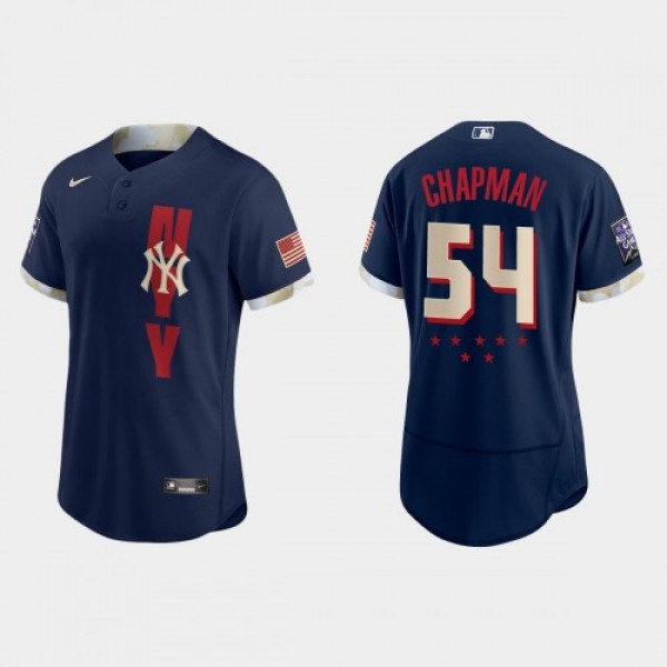 New York New York Yankees #54 Aroldis Chapman 2021...