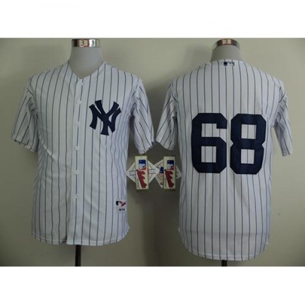 New York Yankees #68 Dellin Betances White Stitche...