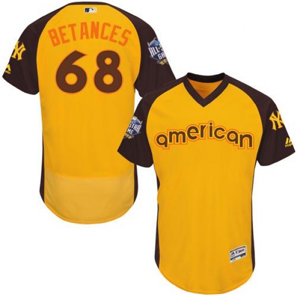 New York Yankees #68 Dellin Betances Gold Flexbase...