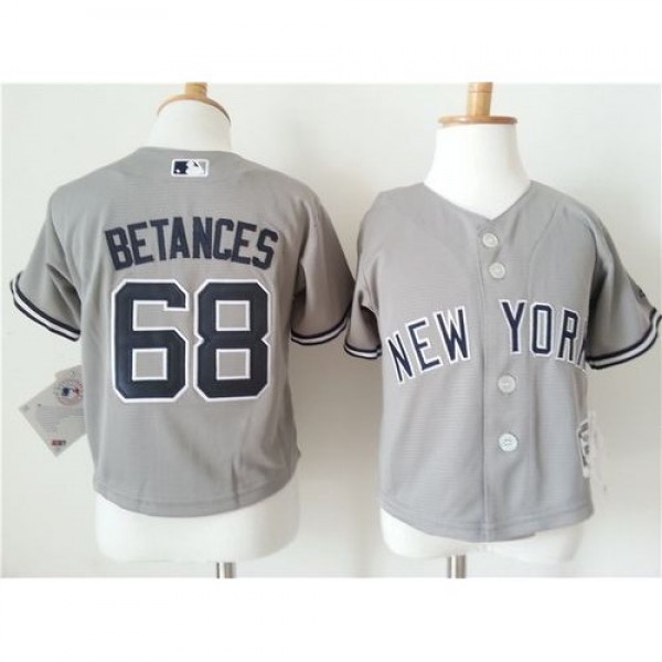 Toddler New York Yankees #68 Dellin Betances Grey ...