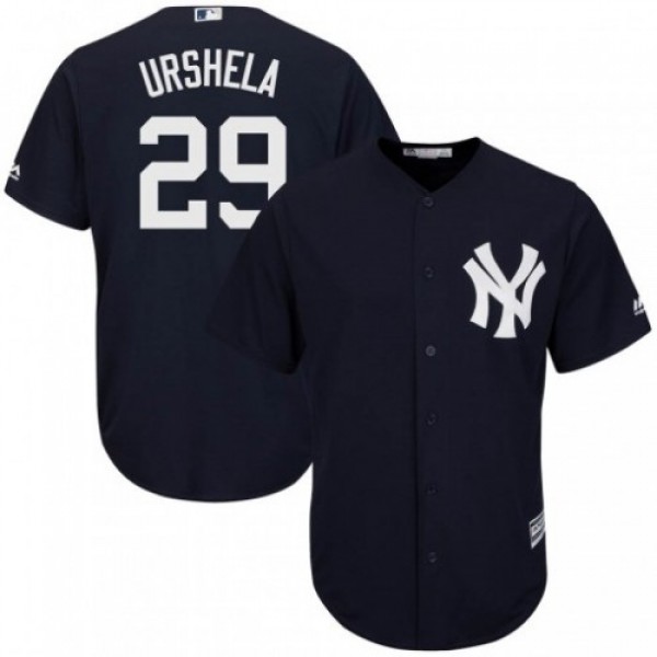New York Yankees #29 Gio Urshela Navy Blue New Coo...