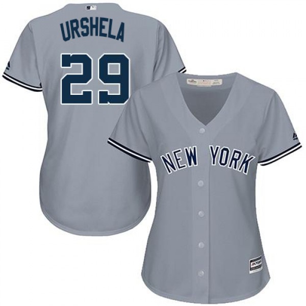 New York Yankees #29 Gio Urshela Grey Road Women&#...