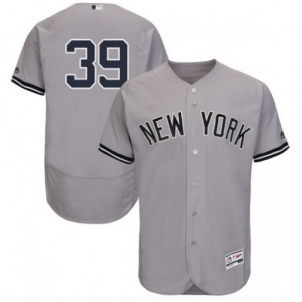 New York Yankees #39 Mike Tauchman Grey Flexbase A...