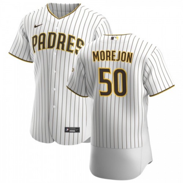 San Diego San Diego Padres #50 Adrian Morejon Men&...