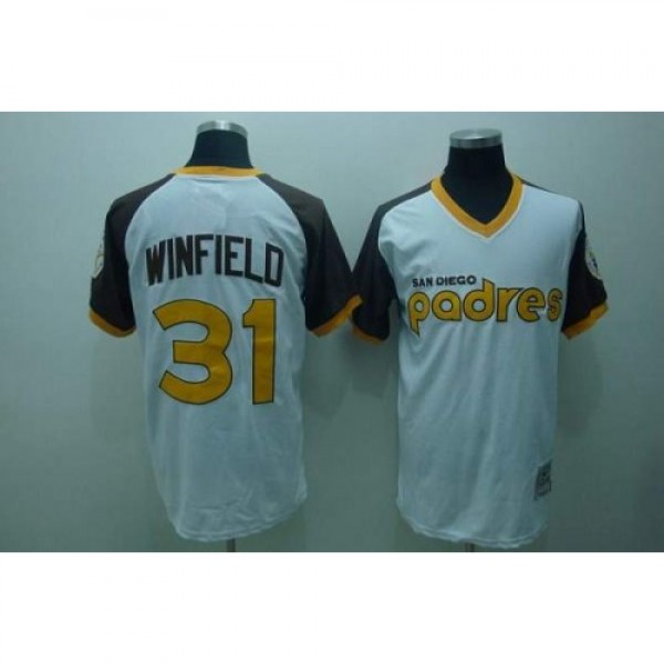 Mitchell and Ness San Diego Padres #31 Dave Winfie...