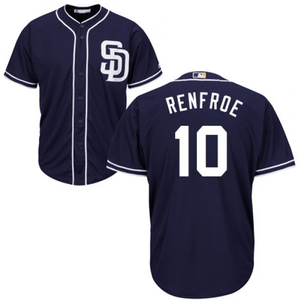 San Diego Padres #10 Hunter Renfroe Navy Blue New ...