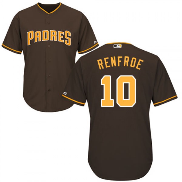 San Diego Padres #10 Hunter Renfroe Brown New Cool...