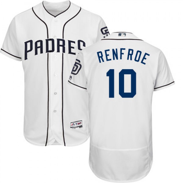 San Diego Padres #10 Hunter Renfroe White Flexbase...