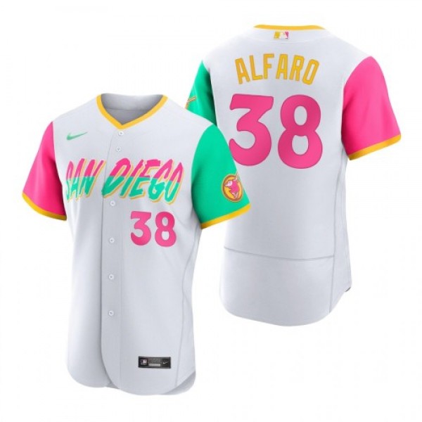 San Diego San Diego Padres #38 Jorge Alfaro 2022 C...