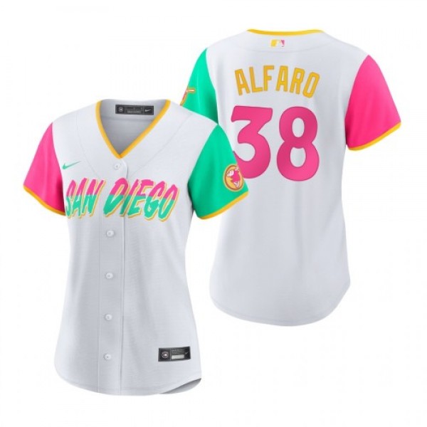 San Diego San Diego Padres #38 Jorge Alfaro 2022 C...