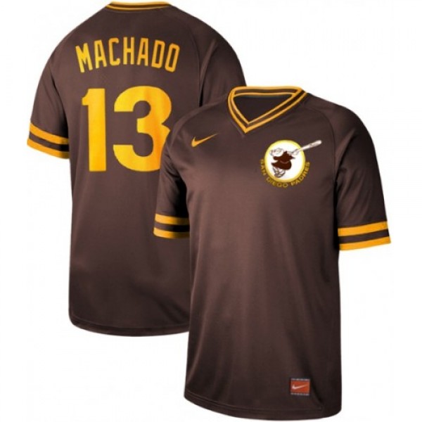Nike San Diego Padres #13 Manny Machado Brown Auth...