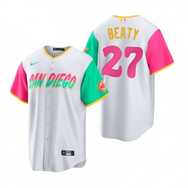 San Diego San Diego Padres #27 Matt Beaty 2022 Cit...
