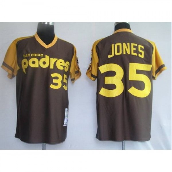 Mitchell and Ness San Diego Padres #35 Randy Jones...