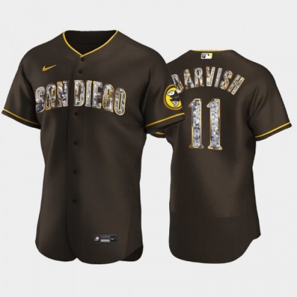 San Diego San Diego Padres #11 Yu Darvish Men'...