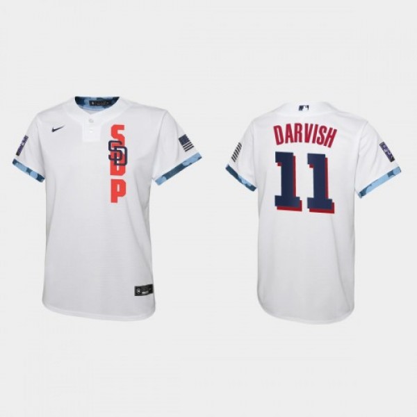 San Diego San Diego Padres #11 Yu Darvish Youth 20...